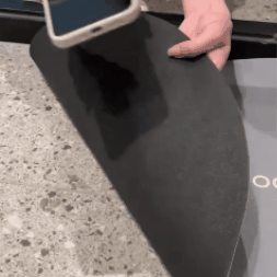 AquaGrip absorbiendo agua al instante